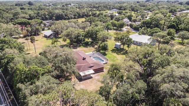 view of aerial view