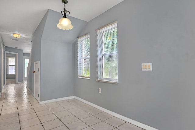 view of tiled empty room