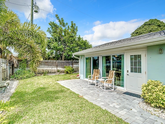 280 Monroe Ave, Cape Canaveral, FL 32920 - view of yard featuring a patio area