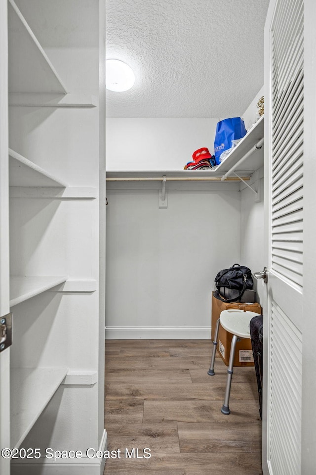 115 N Indian River Dr Unit 133, Cocoa, FL 32922 - walk in closet featuring wood finished floors