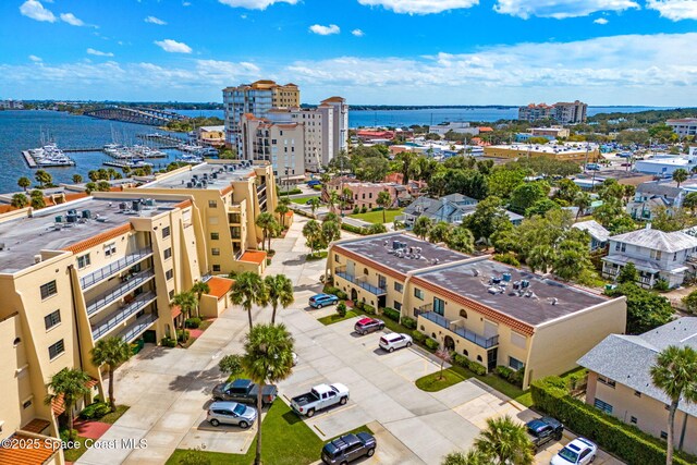 115 N Indian River Dr Unit 133, Cocoa, FL 32922 - view of urban area featuring a large body of water and a notable bridge