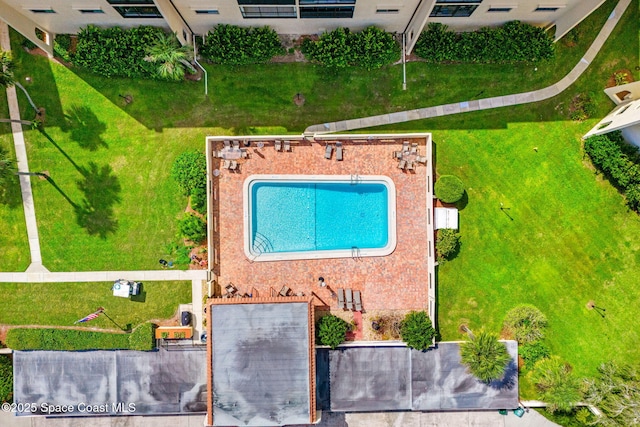115 N Indian River Dr Unit 133, Cocoa, FL 32922 - aerial view of a pool