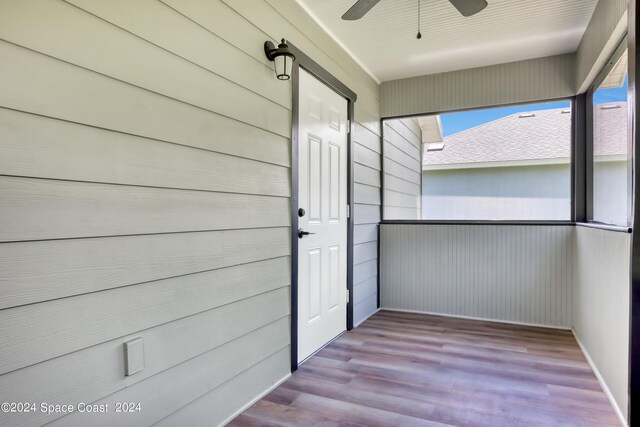 702 S Myrtle Ave, New Smyrna Beach, FL 32168 - view of unfurnished sunroom