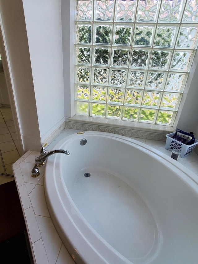 bathroom featuring a bathing tub