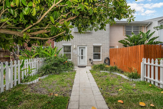 view of front of home