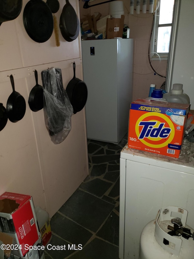 view of laundry area