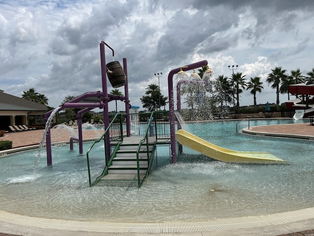 surrounding community featuring a playground