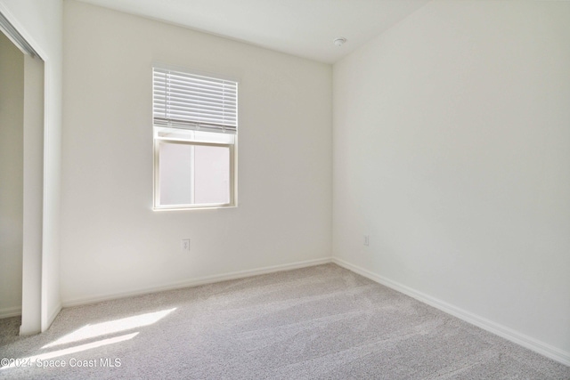 empty room featuring carpet floors