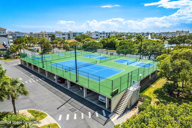 view of sport court