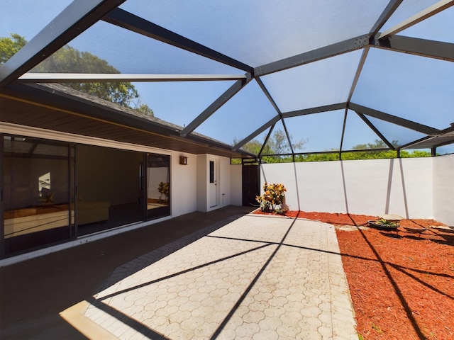 6256 Mirror Lake Ct Unit 6256, Sebastian, FL 32958 - view of patio featuring glass enclosure