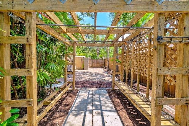 view of patio