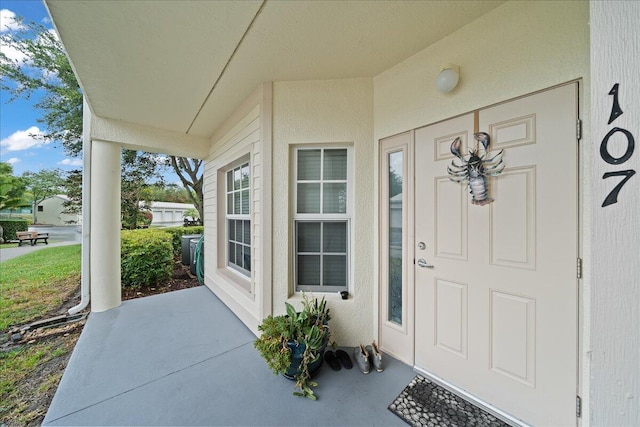 view of entrance to property