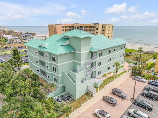 view of property with a water view