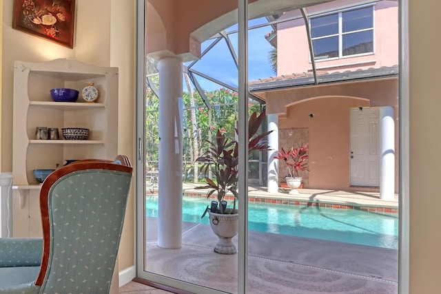 doorway to outside featuring a wealth of natural light