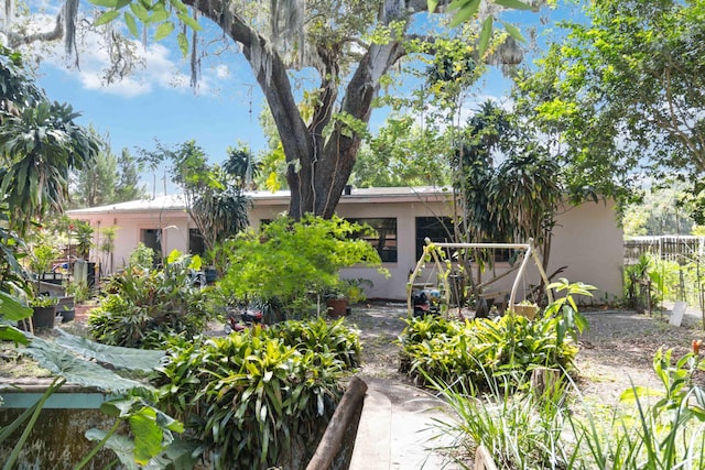 view of rear view of property