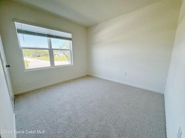 spare room with carpet floors