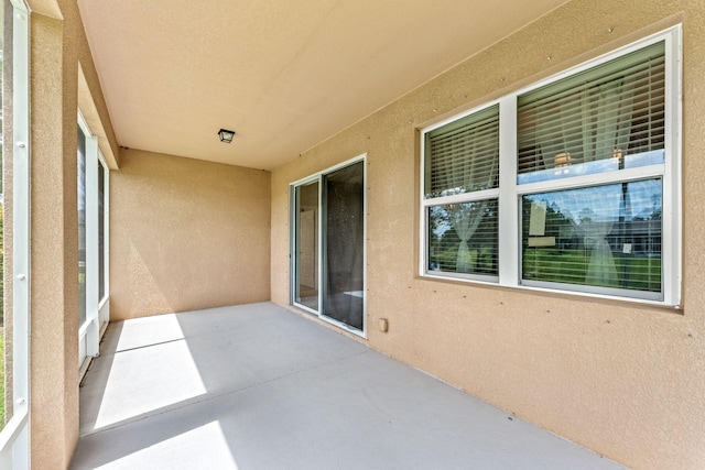 balcony featuring a patio