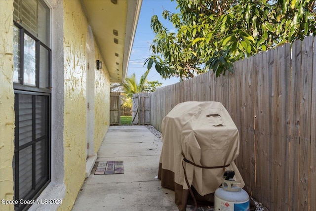 202 Monroe Ave, Cape Canaveral, FL 32920 - view of patio / terrace featuring grilling area