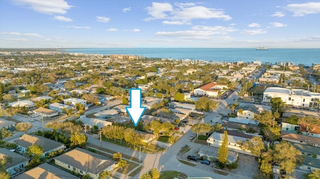 202 Monroe Ave, Cape Canaveral, FL 32920 - aerial view featuring a water view