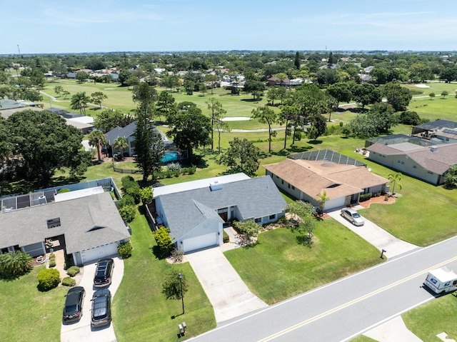 birds eye view of property featuring a residential view