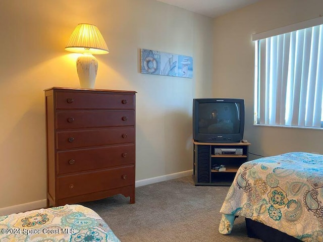 7520 Ridgewood Ave Unit 507, Cape Canaveral, FL 32920 - carpeted bedroom featuring baseboards