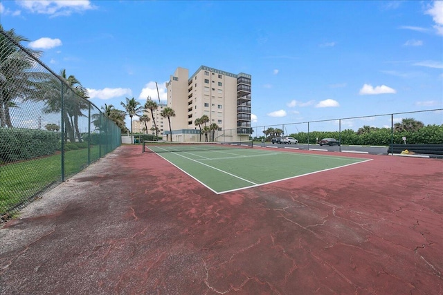 view of sport court