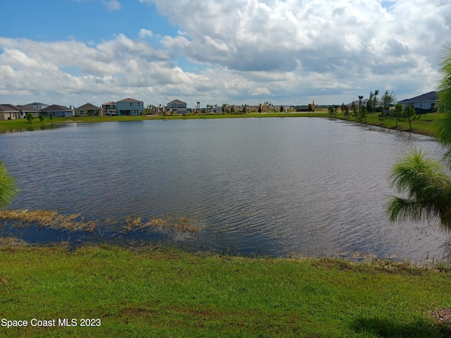 view of water feature