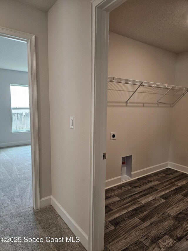 920 Lyons Cir NW, Palm Bay, FL 32907 - washroom with electric dryer hookup and baseboards