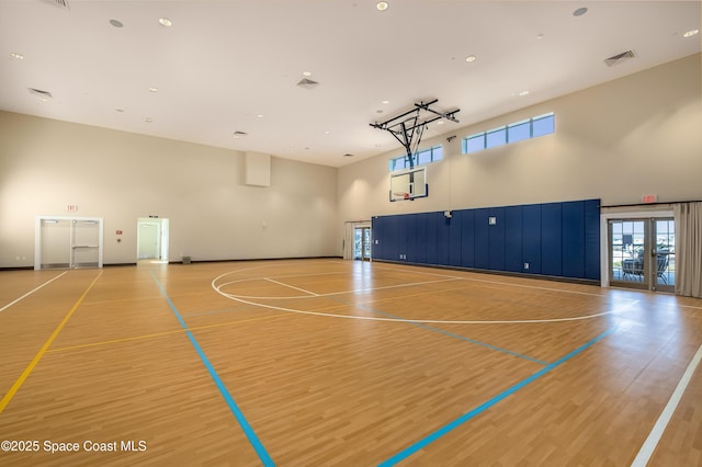 view of sport court with community basketball court