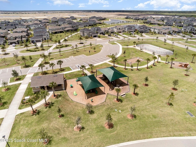 birds eye view of property featuring a residential view