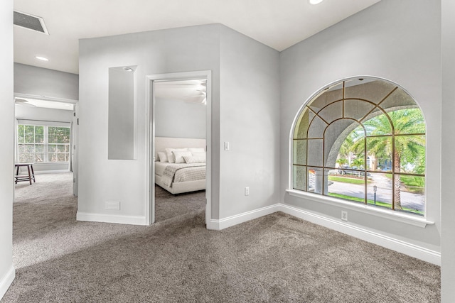 interior space with carpet floors