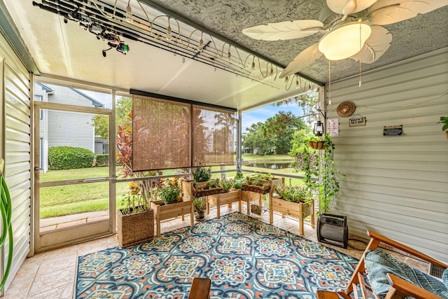 sunroom / solarium with a wealth of natural light