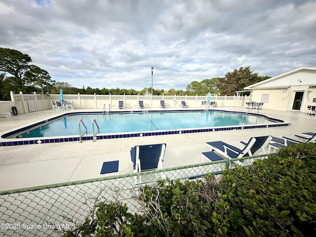 view of pool