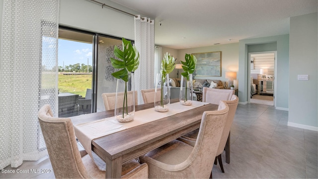 view of dining space