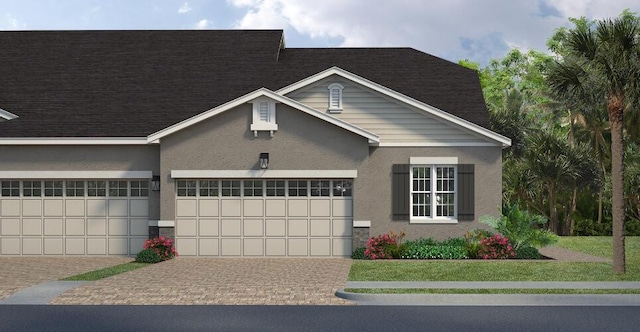 7864 Cache Creek Ln, Melbourne, FL 32940 - view of front of property with a garage