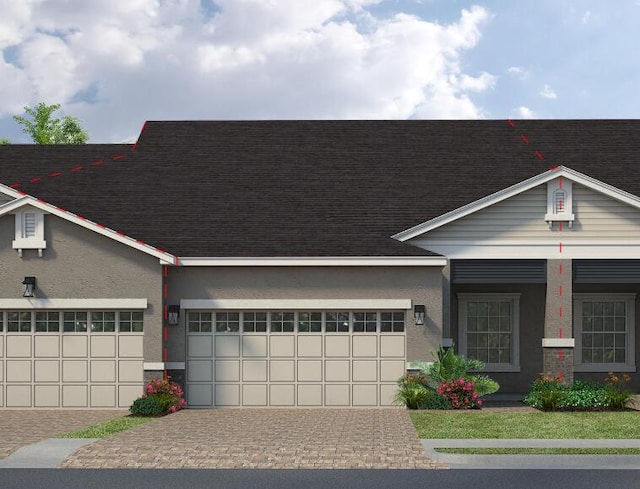 7884 Cache Creek Ln, Melbourne, FL 32940 - view of front facade featuring a garage