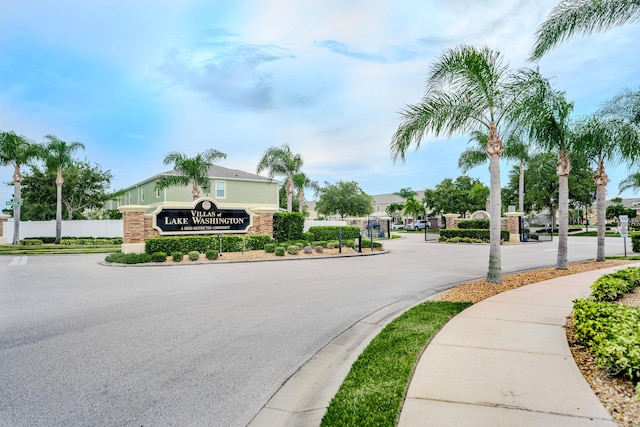 view of community / neighborhood sign