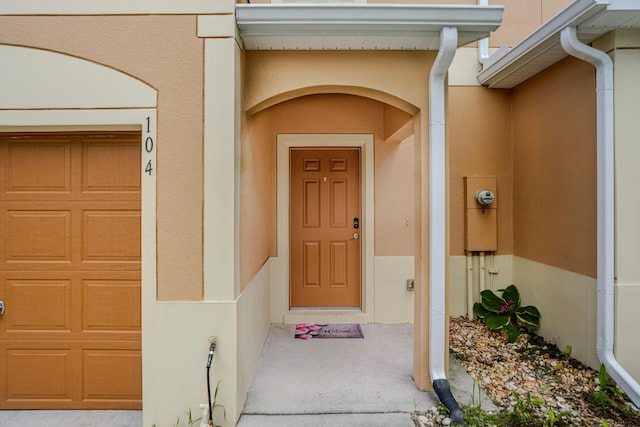 view of entrance to property