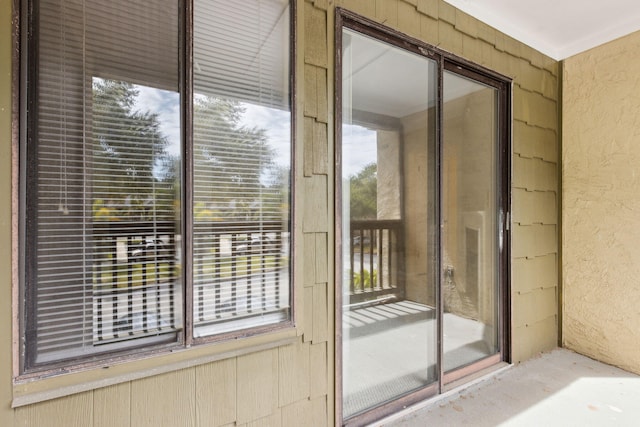 doorway with plenty of natural light