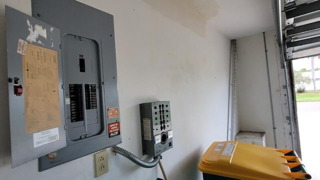 utility room with electric panel