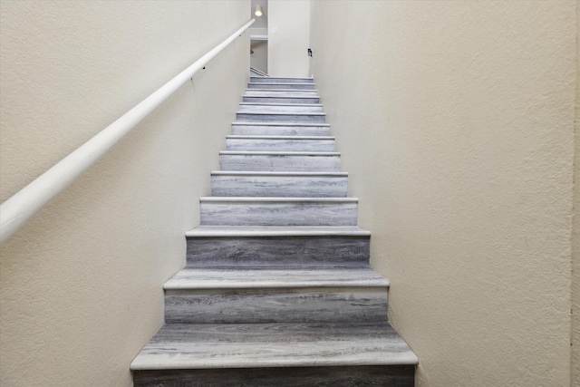 view of stairway