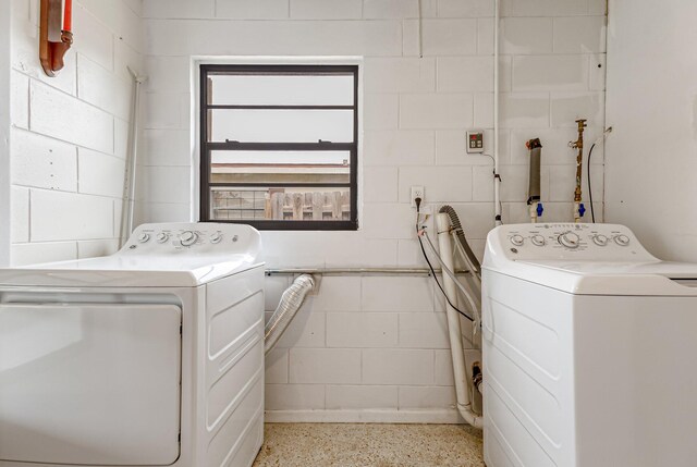 view of laundry area