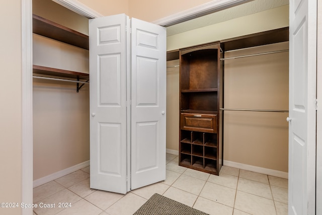 view of closet