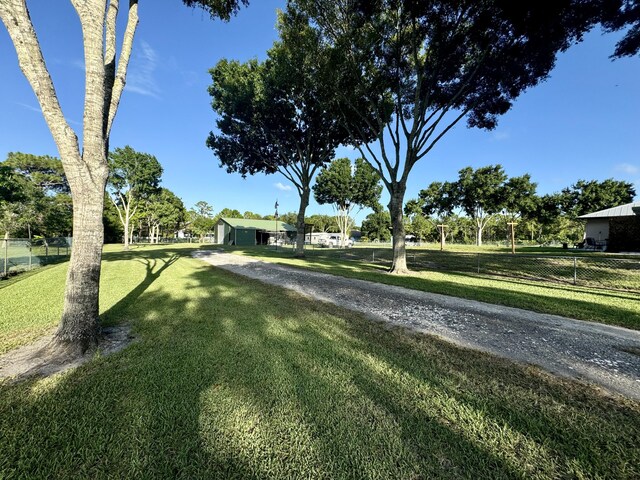 exterior space with a lawn