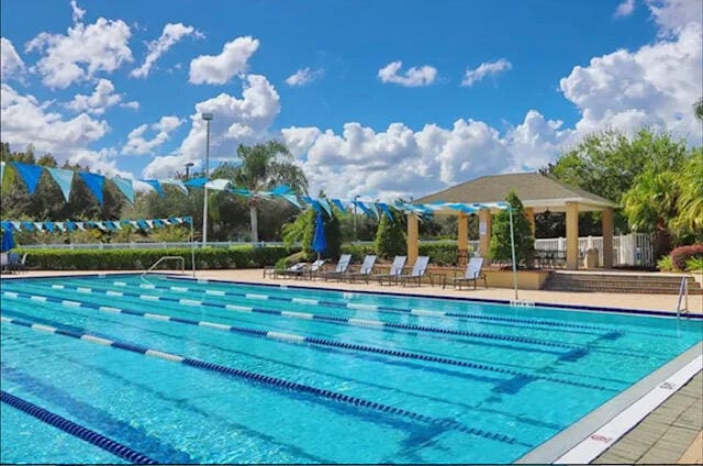 view of pool