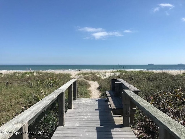 8600 Ridgewood Ave N Unit 1313, Cape Canaveral, FL 32920 - view of property's community featuring view of water and beach