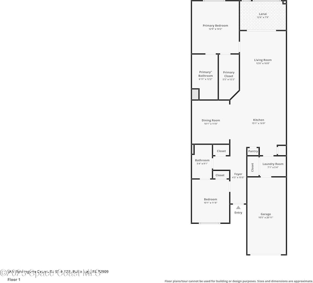 560 Remington Green Dr SE Unit 103, Palm Bay, FL 32909 - plan
