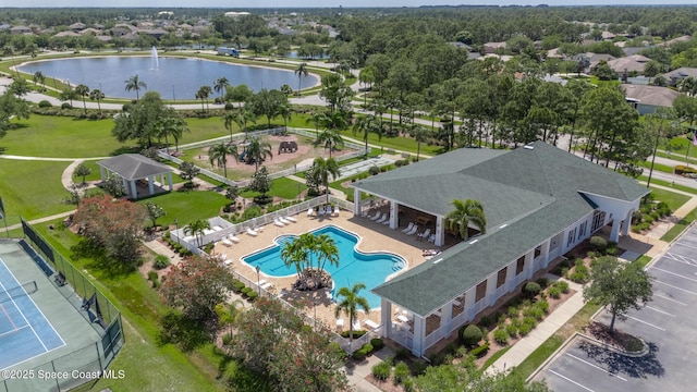 560 Remington Green Dr SE Unit 103, Palm Bay, FL 32909 - birds eye view of property with a water view