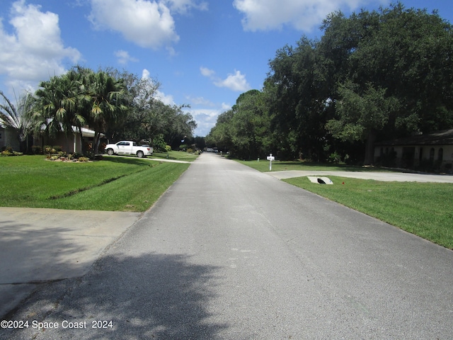 view of road