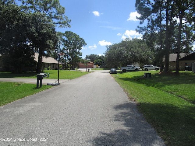 view of road